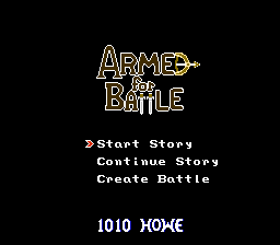 Armed for Battle (demo v2) Title Screen